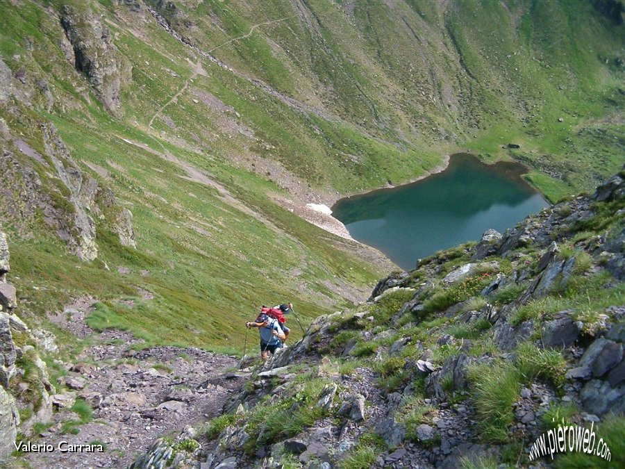 11 Salendo al passo della val Asinina(2250m).jpg - 11 Salendo al passo della Val Asinina (2250 m)